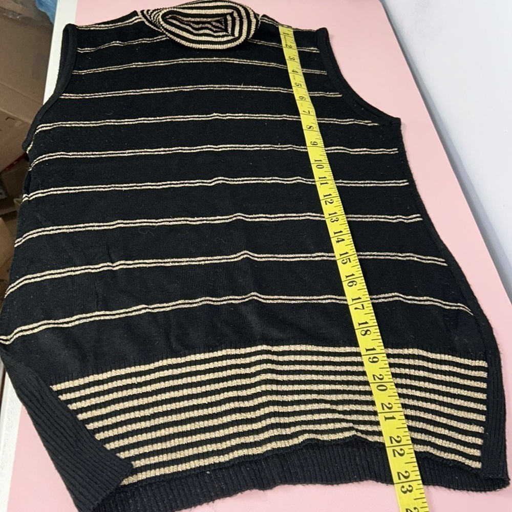Sandro Ferrone Wool Blend Sleeveless Turtleneck - Picture 11 of 11